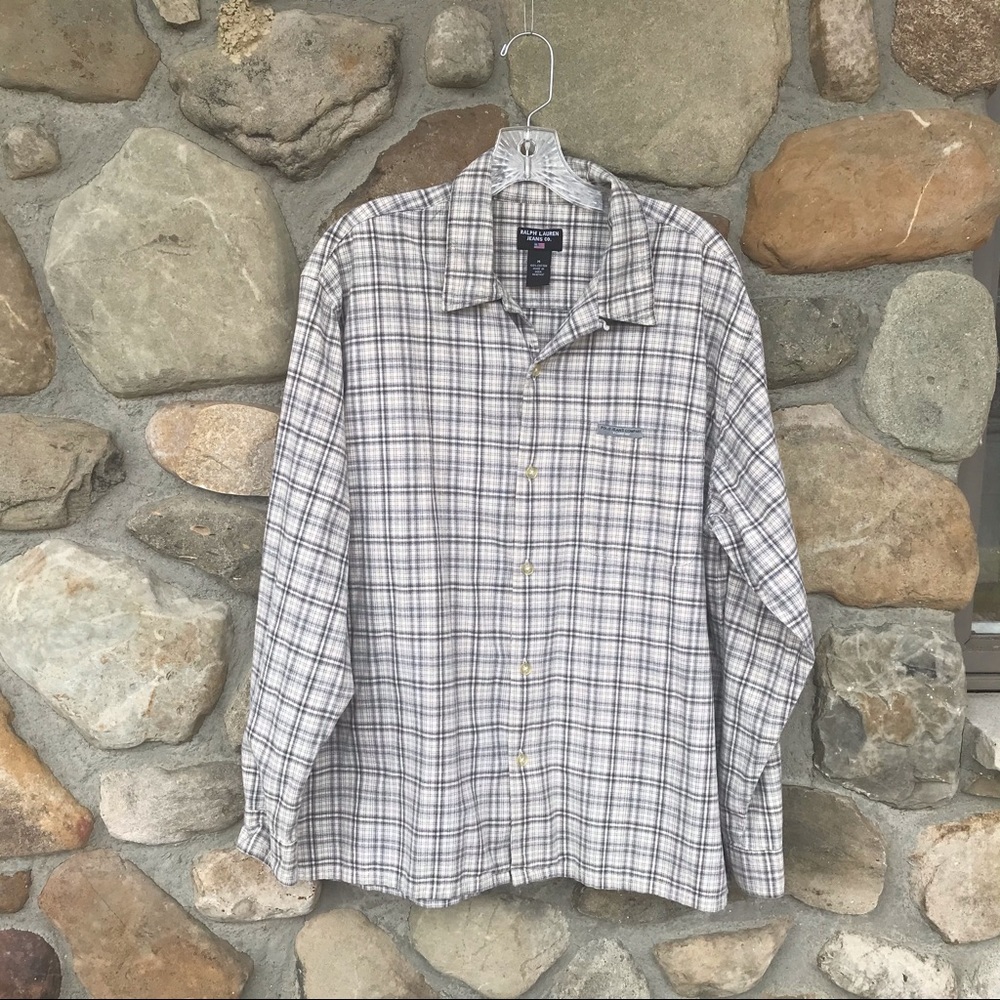 Ralph Lauren flannel size M , Polo jeans company
